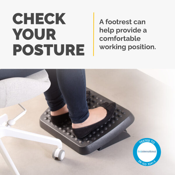 Fellowes Foot Rest Under Desk - Standard Foot Support Ergonomic Foot Fellowes Foot Rest Under Desk - Standard Foot Support Ergonomic Foot
