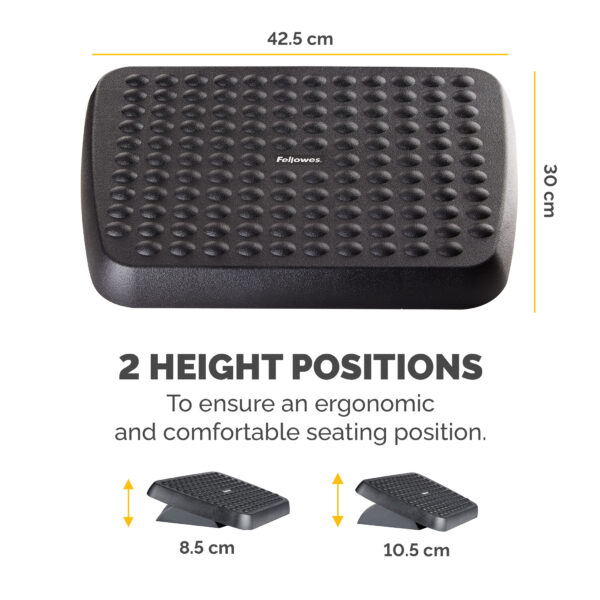 Fellowes Foot Rest Under Desk - Standard Foot Support Ergonomic Foot Fellowes Foot Rest Under Desk - Standard Foot Support Ergonomic Foot