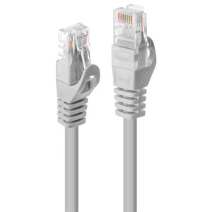 Lindy 0.3m Cat.5e U/UTP Network Cable, Grey 0.3MCAT5EU/UTPNETWORKCABLEGREY