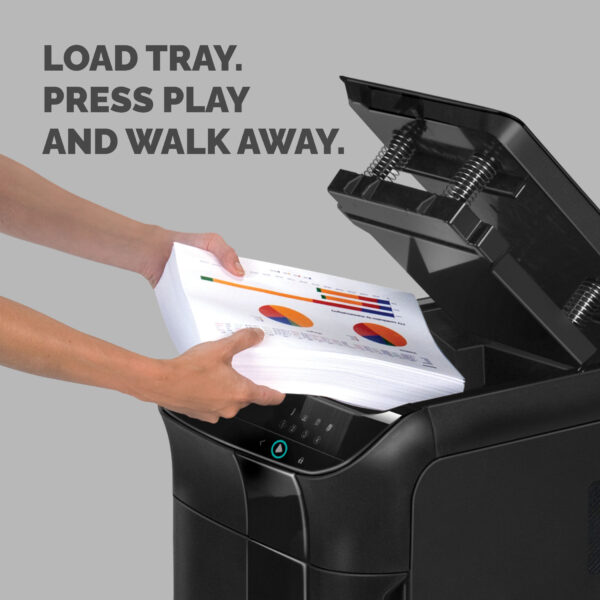 Fellowes Paper Shredder 350 Sheet Auto Feed Cross Cut Shredder