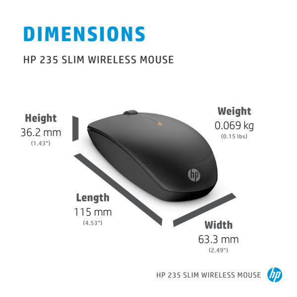 HP SLIM WIRELESS MOUSE