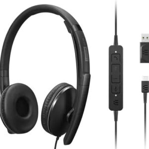 Lenovo 4XD1M39029 headphones/headset Wired Head-band USB Type-C Black LENOVO WIRED ANC HEADSET GEN 2