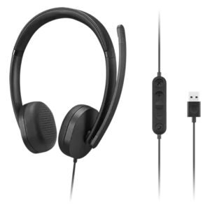 Lenovo 4XD1P83425 headphones/headset Wired Head-band Calls/Music USB LENOVO USB-A WIRED STEREO HEADSET G2
