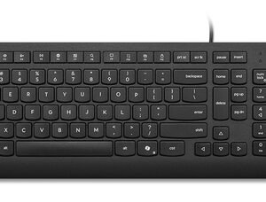 Lenovo 4Y41R64671 keyboard Home/Office USB UK English Black LENOVO ESSENTIAL WIRED KEYBOARD