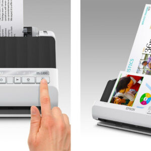 Epson DS-C490 Sheet-fed scanner 600 x 600 DPI A4 Black, Grey