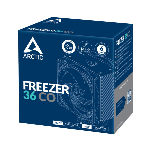 ARCTIC Freezer 36 CO Multi Compatible Tower CPU Cooler for Continuous