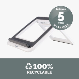 Fellowes Laptop Stand for Desk - I-Spire Quick Lift Adjustable Laptop