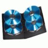 QUAD BOX DVD JEWEL CASE 5 PACK BLACK