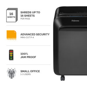 Fellowes LX Series Powershred LX210 paper shredder Black Fellowes LX Series Powershred LX210 paper shredder Black