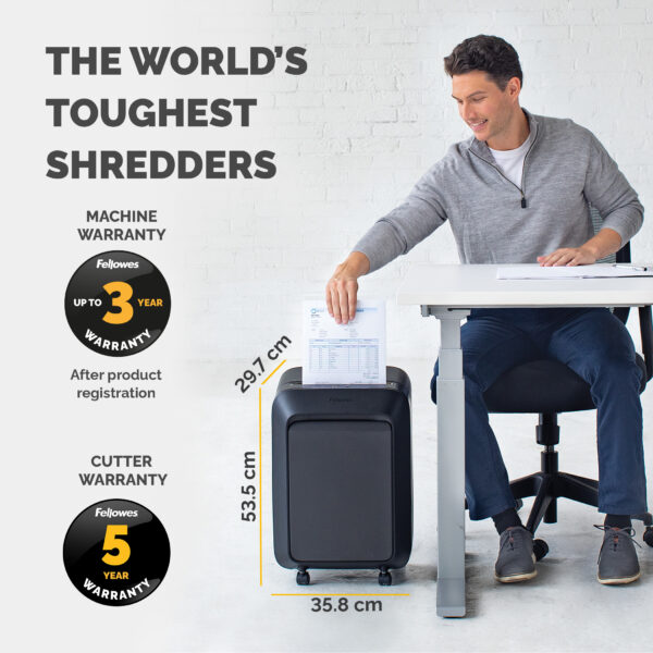 Fellowes LX Series Powershred LX210 paper shredder Black