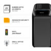 Fellowes LX Series Powershred LX220 paper shredder 65 dB Black Fellowes LX Series Powershred LX220 paper shredder 65 dB Black