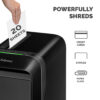 Fellowes LX Series Powershred LX220 paper shredder 65 dB Black Fellowes LX Series Powershred LX220 paper shredder 65 dB Black