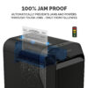 Fellowes LX Series Powershred LX220 paper shredder 65 dB Black Fellowes LX Series Powershred LX220 paper shredder 65 dB Black