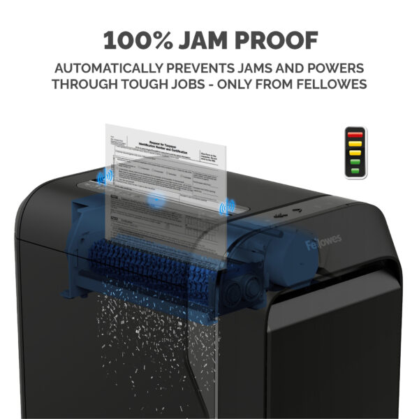 Fellowes LX Series Powershred LX220 paper shredder 65 dB Black Fellowes LX Series Powershred LX220 paper shredder 65 dB Black