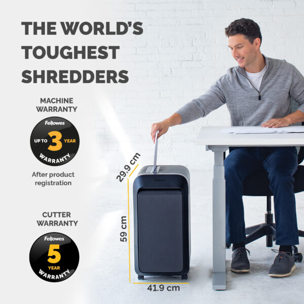 Fellowes LX Series Powershred LX220 paper shredder 65 dB Black Fellowes LX Series Powershred LX220 paper shredder 65 dB Black
