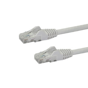 StarTech.com 25ft CAT6 Ethernet Cable - White CAT 6 Gigabit Ethernet
