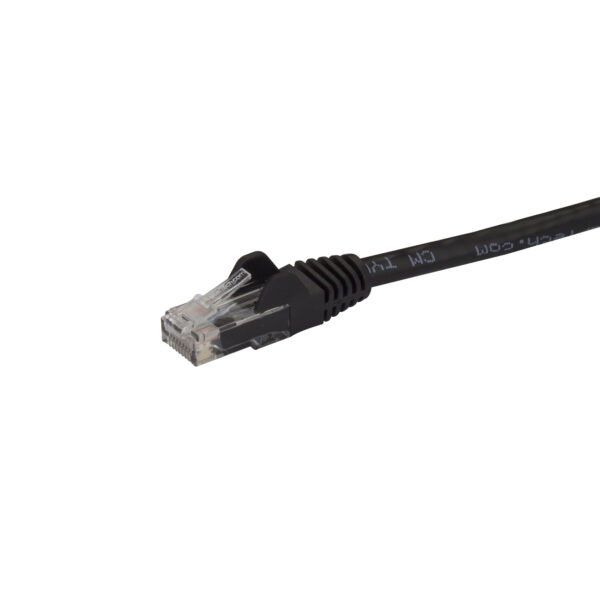 StarTech.com 25ft CAT6 Ethernet Cable - Black CAT 6 Gigabit Ethernet