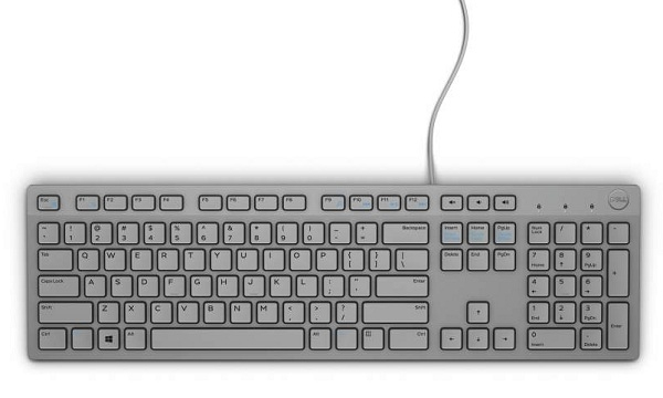 DELL Wired Keyboard - KB216 - UK (QWERTY) - Grey DELL Wired Keyboard - KB216 - UK (QWERTY) - Grey