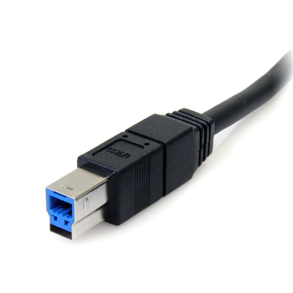 StarTech.com 3 ft Black SuperSpeed USB 3.0 Cable A to B - M/M