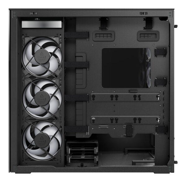 ARCTIC Xtender VG (Mirror Black) Premium E-ATX PC Case with Vertical