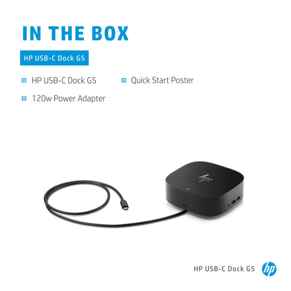 ^HP USB-C DOCK G5