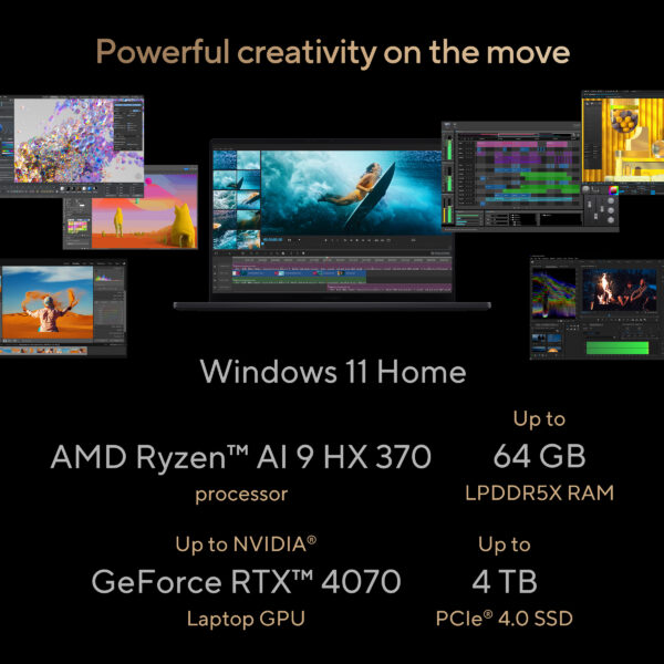 ASUS ProArt P16 H7606WP-RJ088W AMD Ryzen AI 9 HX 370 Laptop 40.6 cm