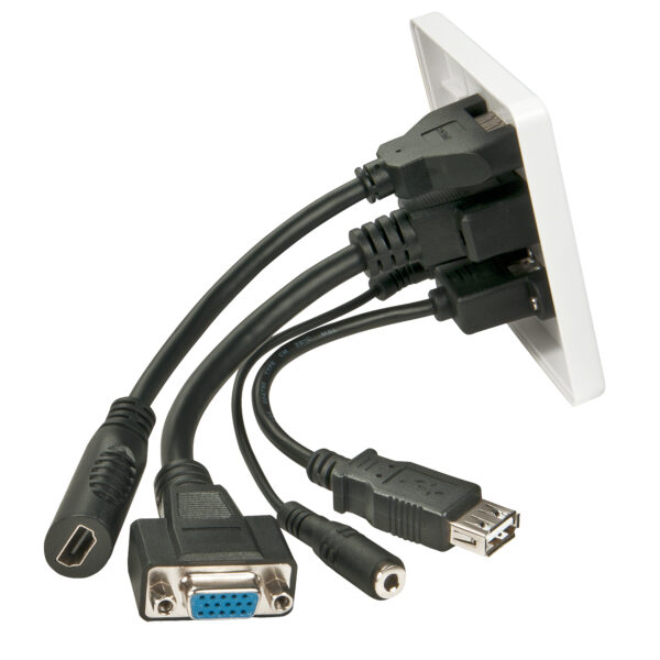 MULTI AV FACEPLATE HDMI VGA 3.5MM U