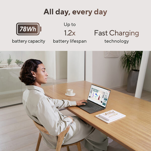 ASUS Zenbook S16 UM5606WA-RJ091W AMD Ryzen AI 9 HX 370 Laptop 40.6 cm