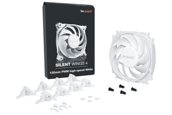 be quiet! SILENT WINGS 4 | 120mm PWM high-speed White Computer case