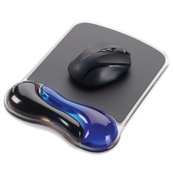 DUO GEL MOUSE MAT WAVE BLUE/BLACK