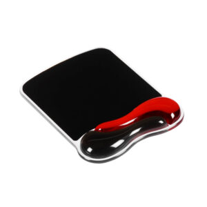 Kensington Duo Gel Mouse Pad Wrist Rest — Red DUO GEL MOUSEPAD WAVE