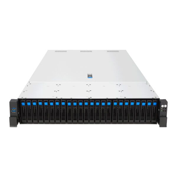 ASUS RS720-E12-RS24G Rack (2U) Black, Silver