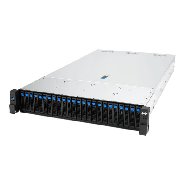 ASUS RS720-E12-RS24G Rack (2U) Black, Silver