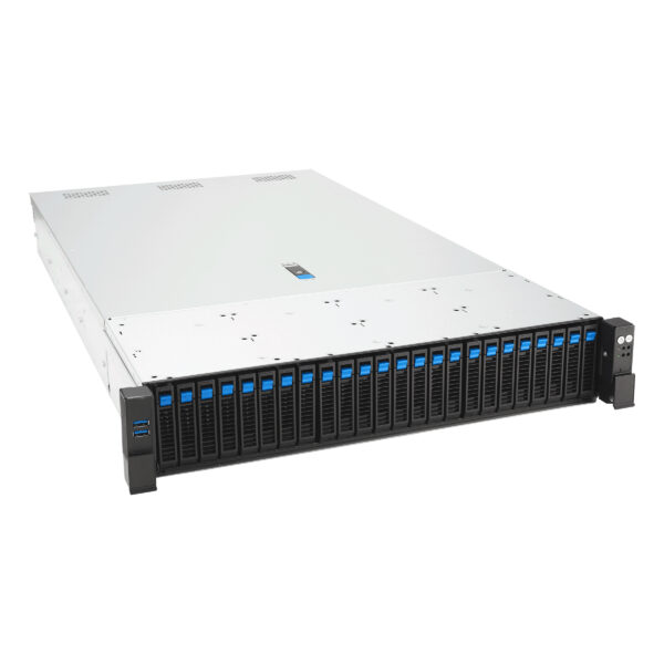 ASUS RS720-E12-RS24G Rack (2U) Black, Silver