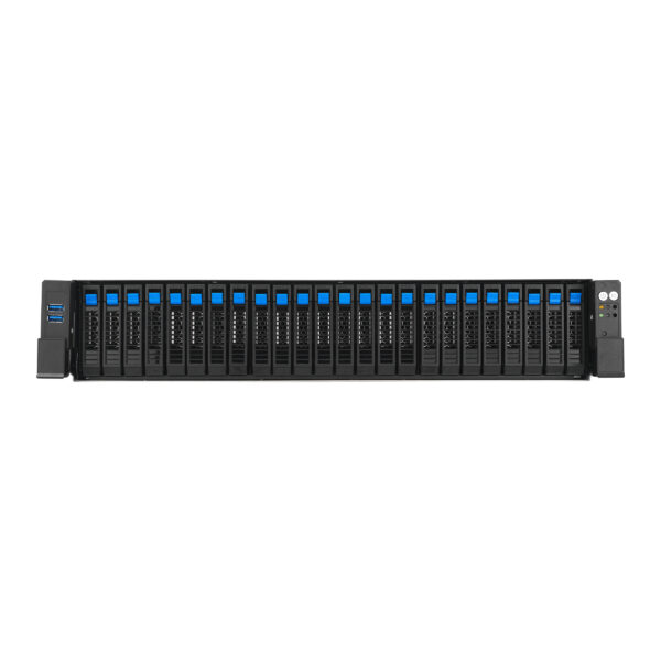ASUS RS720-E12-RS24G Rack (2U) Black, Silver