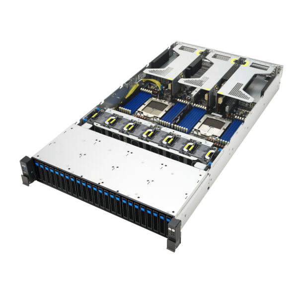 ASUS RS720A-E13-RS24G Socket SP5 Rack (2U) Black, Silver ASUS RS720A-E13-RS24G Socket SP5 Rack (2U) Black, Silver