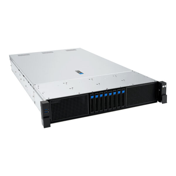 ASUS RS720A-E13-RS8G Socket SP5 Rack (2U) Black, Silver