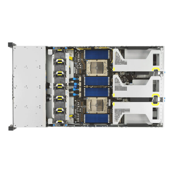 ASUS RS720A-E13-RS8G Socket SP5 Rack (2U) Black, Silver