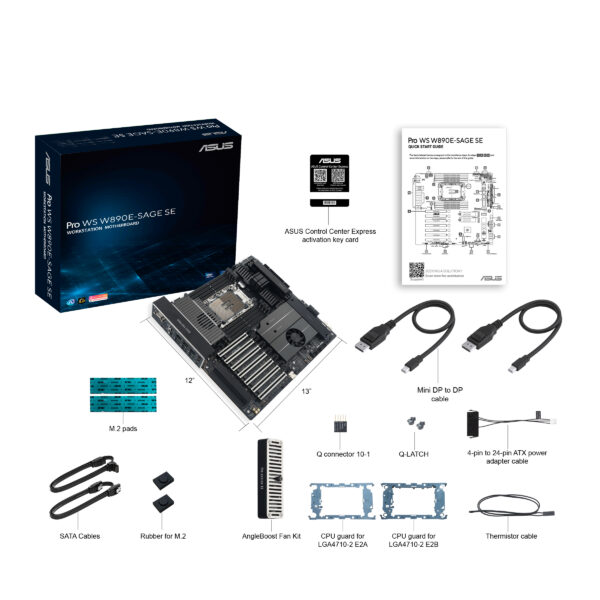 ASUS Pro WS W890E-SAGE SE Intel W890 LGA 4710-2 EEB ASUS Pro WS W890E-SAGE SE Intel W890 LGA 4710-2 EEB