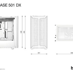 be quiet! Pure Base 501 DX White Midi Tower