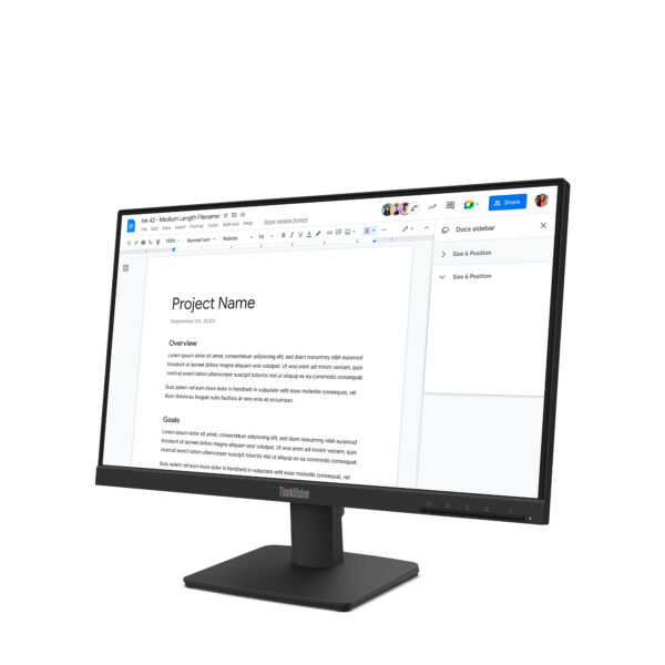 *Non Cancellable/Non Returnable (NCNR)* THINKVISION S22-4E 21.5 INCH MONITOR