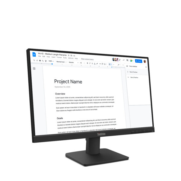 *Non Cancellable/Non Returnable (NCNR)* THINKVISION S22-4E 21.5 INCH MONITOR