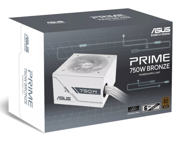 ASUS Prime 750W Bronze White Edition power supply unit 20+4 pin ATX