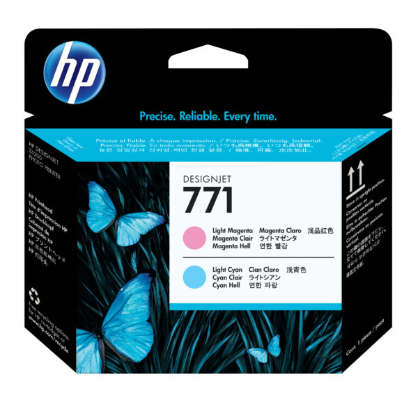 HP 771 Light Magenta/Light Cyan DesignJet Printhead