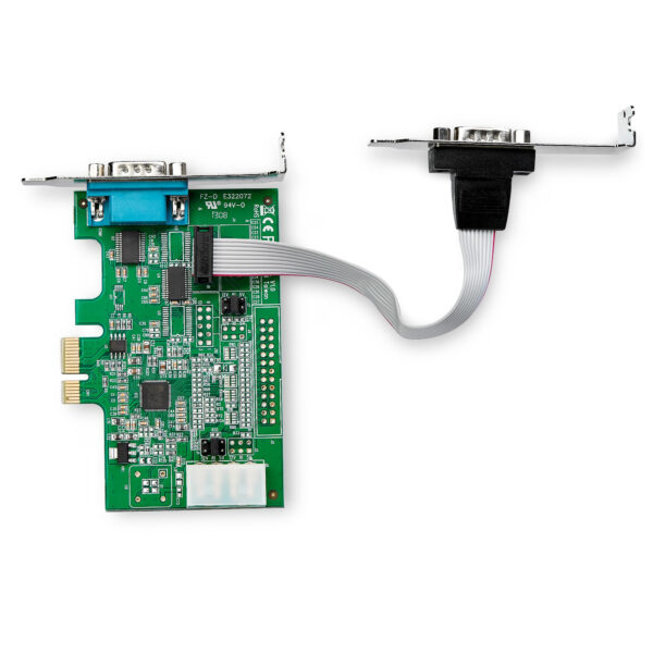 StarTech.com 2-port PCI Express RS232 Serial Adapter Card - PCIe