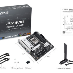 ASUS PRIME B840M-A WIFI AMD B840 Socket AM5 micro ATX