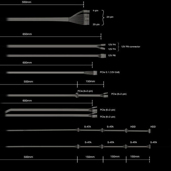 be quiet! Pure Power 13 M | 1000W power supply unit 20+4 pin ATX ATX
