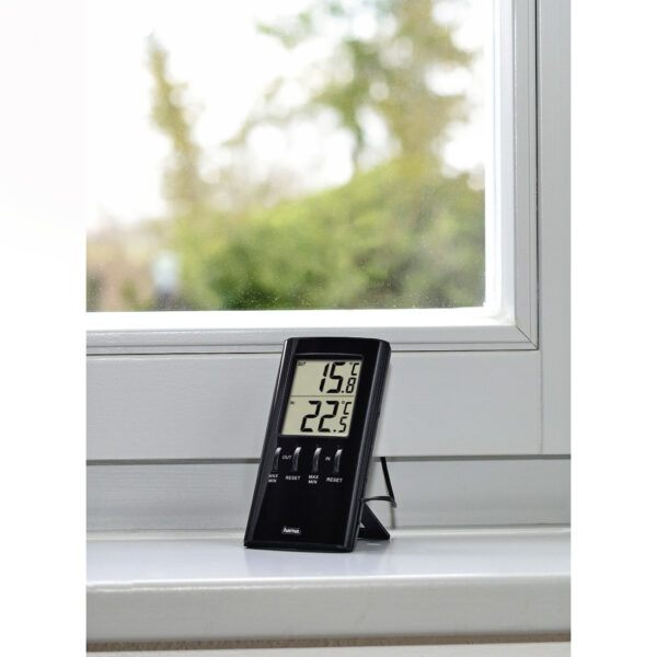 Hama T-350 Electronic environment thermometer Indoor Black