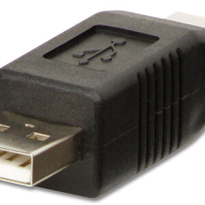 Lindy USB Adapter, USB A Male to A Male Gender Changer
