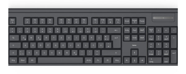 Hama WKM-100 keyboard Mouse included Universal RF Wireless QWERTY UK WKM-100 WIRELESS KEYBOARD AND MOUSE